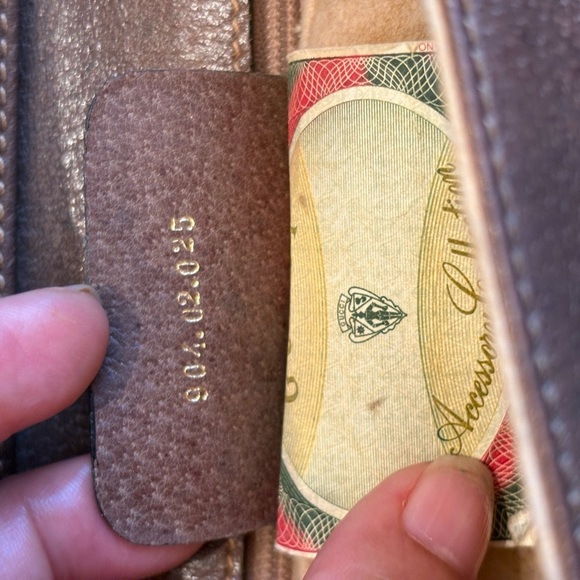 Vintage Gucci Brown Crossbody Bag with Monogram Coated canvas two way bag - Picture 9 of 16